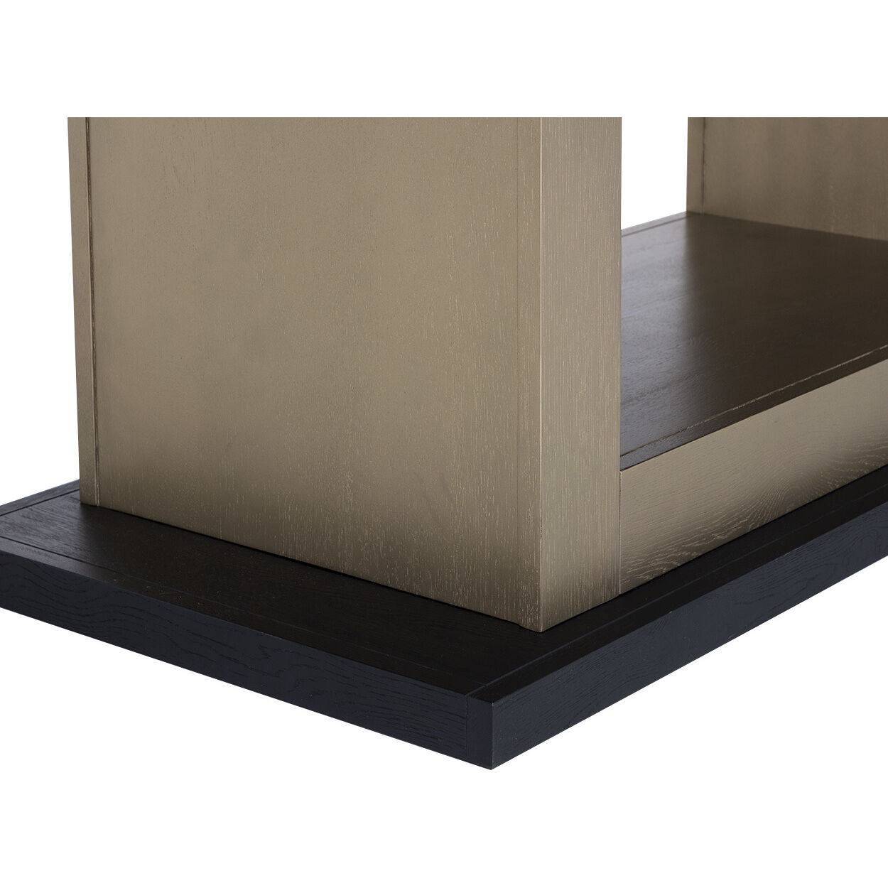 Judson 100 X 46 inch Black / Warm Brass Dining Table